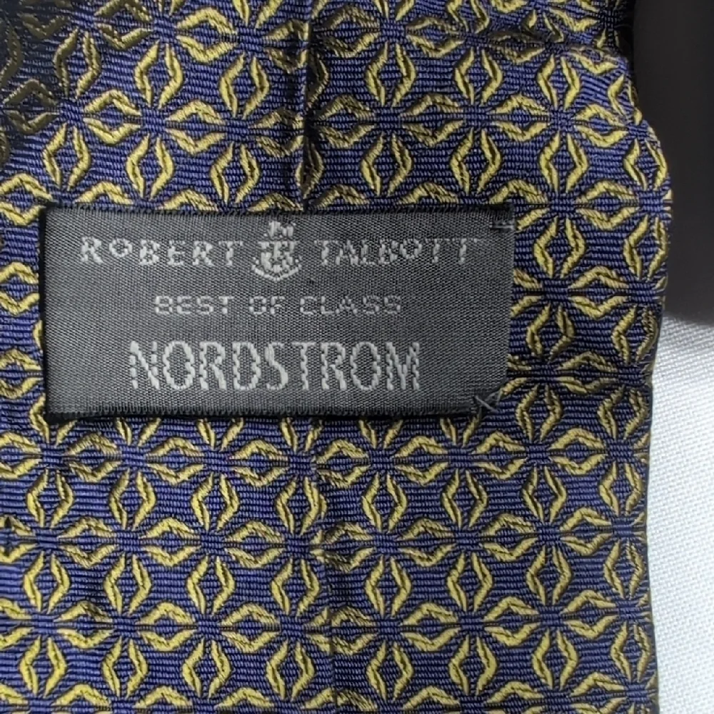 Robert Talbott Black and Gold Silk Tie